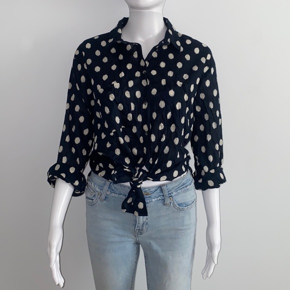 Madewell Tops - Madewell 1937 Button Down Women’s Polka Dot Blouse